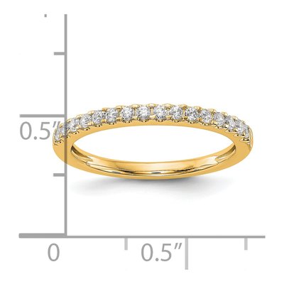 14K Yellow Gold 0.24 ct tw Diamond Wedding Band – view 3