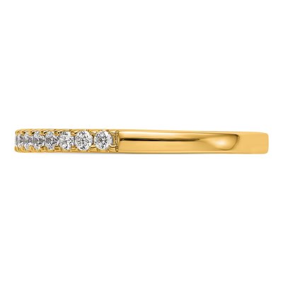 14K Yellow Gold 0.24 ct tw Diamond Wedding Band – view 4