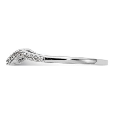 14K White Gold Wedding Band Mounting – view 5
