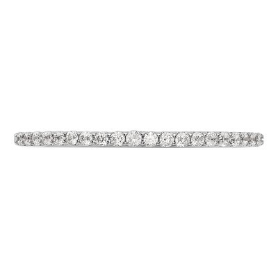 14K White Gold 1/6 ct tw Diamond Wedding Band – view 4