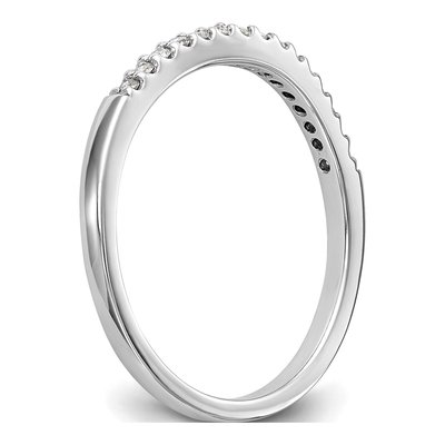 14K White Gold 1/8 ct tw Diamond Wedding Band – view 6