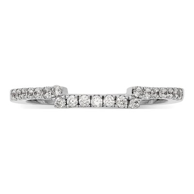 14K White Gold 0.26 ct tw Diamond Wedding Band – view 4