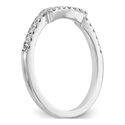 14K White Gold 0.26 ct tw Diamond Wedding Band – view 6