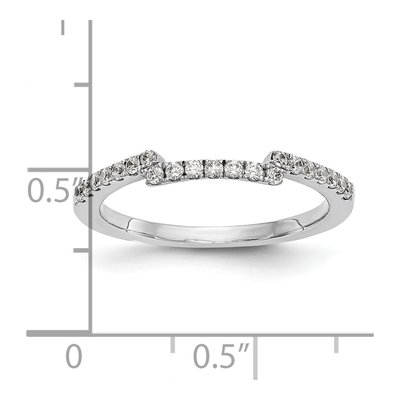 14K White Gold 0.26 ct tw Diamond Wedding Band – view 7