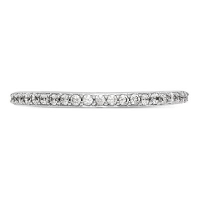 14K White Gold 0.28 ct tw Diamond Wedding Band – view 4