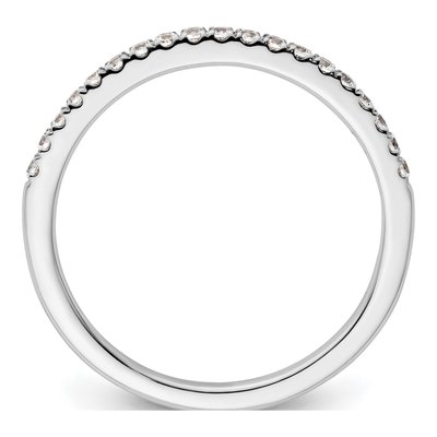 14K White Gold 1/5 ct tw Diamond Wedding Band – view 3