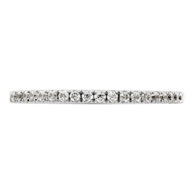14K White Gold 1/5 ct tw Diamond Wedding Band – view 5