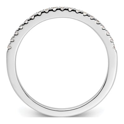 14K White Gold 1/4 ct tw Diamond Wedding Band – view 3