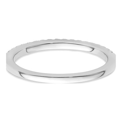 14K White Gold 1/4 ct tw Diamond Wedding Band – view 6
