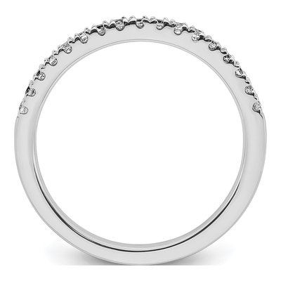 14K White Gold 1/4 ct tw Diamond Wedding Band – view 3