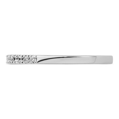 14K White Gold 1/4 ct tw Diamond Wedding Band – view 4