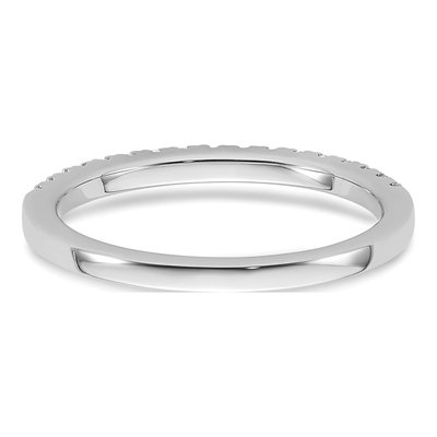 14K White Gold 1/4 ct tw Diamond Wedding Band – view 6