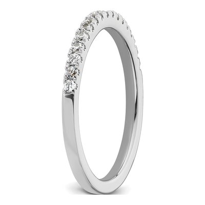 14K White Gold 1/4 ct tw Diamond Wedding Band – view 7