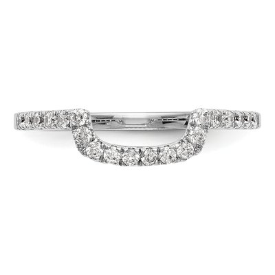 14K White Gold 1/5 ct tw Lab-Grown Diamond Wedding Band – view 5
