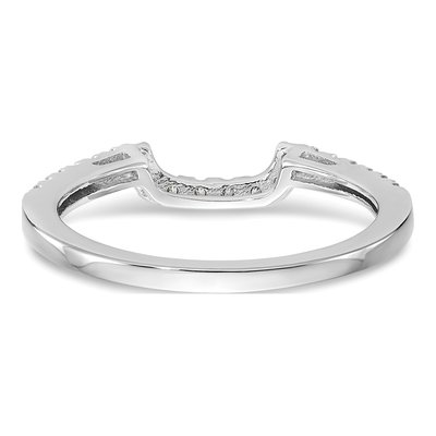 14K White Gold 1/5 ct tw Lab-Grown Diamond Wedding Band – view 6