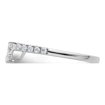 14K White Gold 1/3 ct tw Diamond Wedding Band – view 5