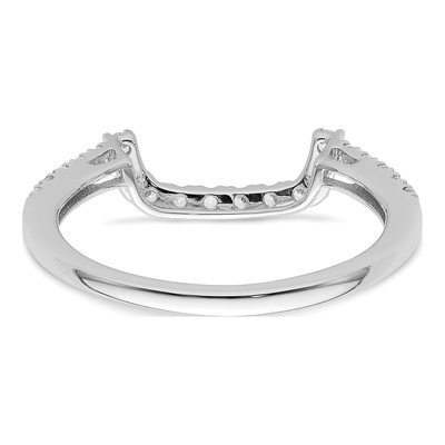 14K White Gold 1/3 ct tw Diamond Wedding Band – view 7