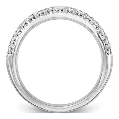 14K White Gold 3/8 ct tw Diamond Wedding Band – view 2