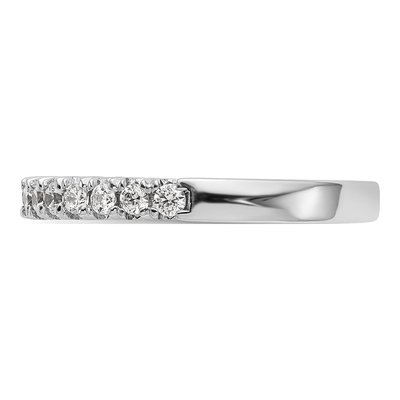 14K White Gold 3/8 ct tw Diamond Wedding Band – view 3