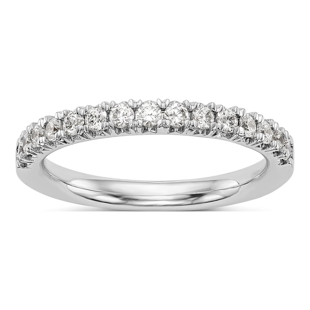 14K White Gold 3/8 ct tw Diamond Wedding Band
