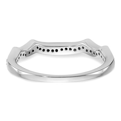 14K White Gold 1/7 ct tw Diamond Wedding Band – view 5