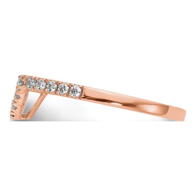 14K Rose Gold 0.28 ct tw Diamond Wedding Band – view 4