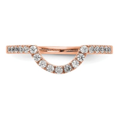 14K Rose Gold 0.28 ct tw Diamond Wedding Band – view 5