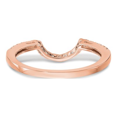 14K Rose Gold 0.28 ct tw Diamond Wedding Band – view 6