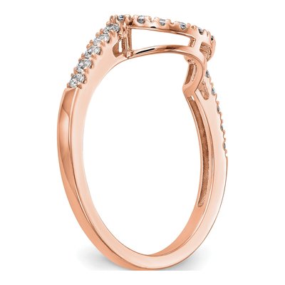 14K Rose Gold 0.28 ct tw Diamond Wedding Band – view 7