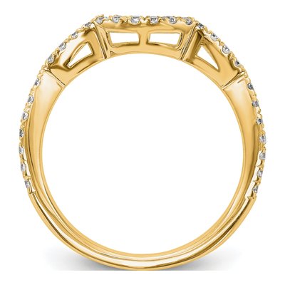 14K Yellow Gold 0.54 ct tw Lab-Grown Diamond Wedding Band – view 2