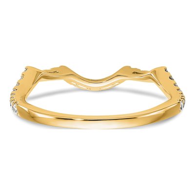 14K Yellow Gold 0.54 ct tw Lab-Grown Diamond Wedding Band – view 5