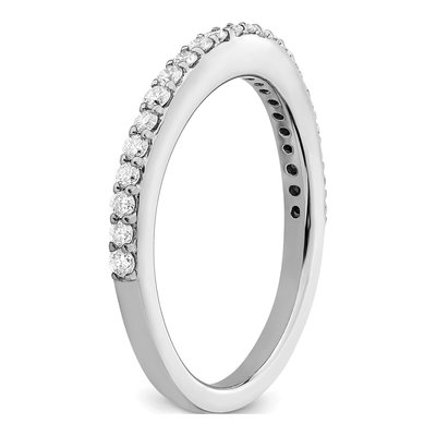 14K White Gold 1/3 ct tw Lab-Grown Diamond Wedding Band – view 7