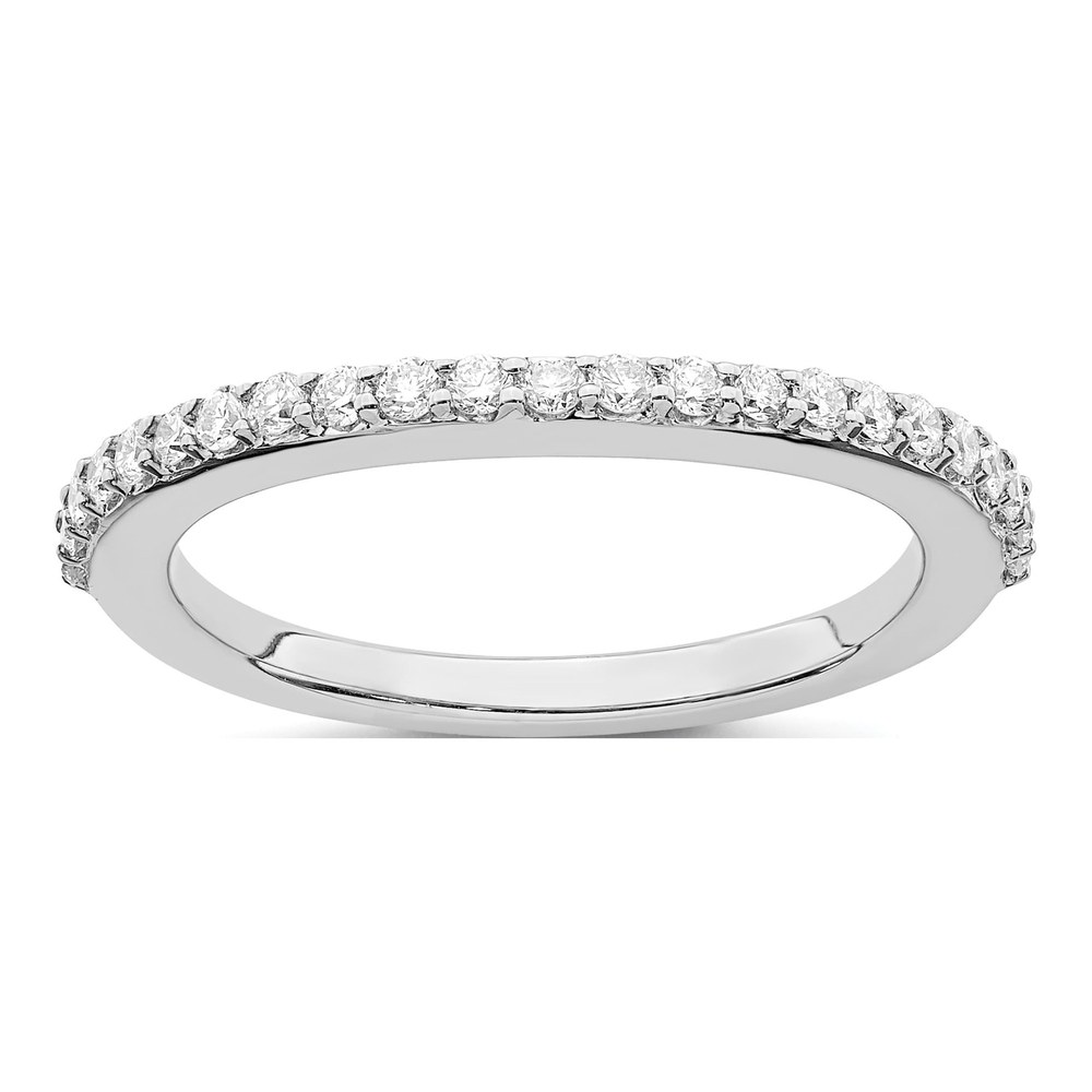 14K White Gold Lab Grown Diamond Wedding Band