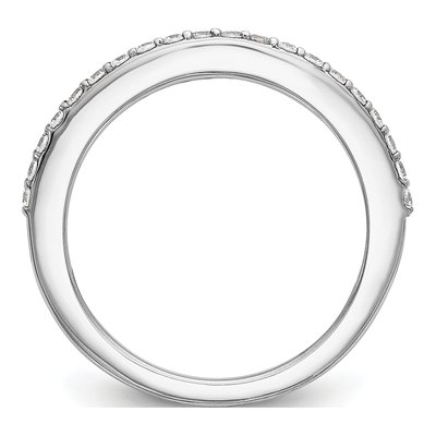 14K White Gold 1/4 ct tw Diamond Wedding Band – view 2