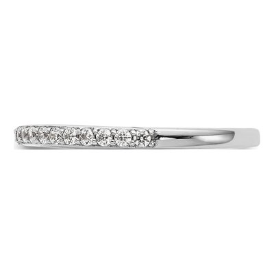 14K White Gold 1/4 ct tw Diamond Wedding Band – view 3