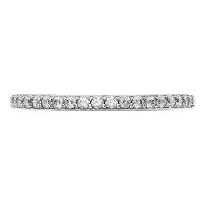 14K White Gold 1/4 ct tw Diamond Wedding Band – view 4