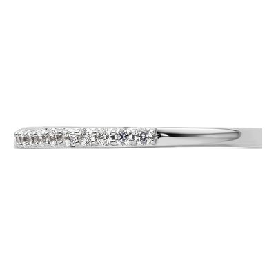 14K White Gold 1/3 ct tw Diamond Wedding Band – view 4