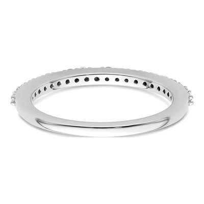 14K White Gold 1/3 ct tw Diamond Wedding Band – view 6