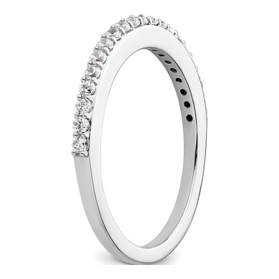 14K White Gold 1/3 ct tw Diamond Wedding Band – view 7
