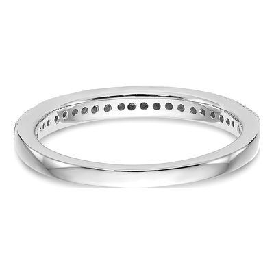 14K White Gold 1/8 ct tw Diamond Wedding Band – view 5