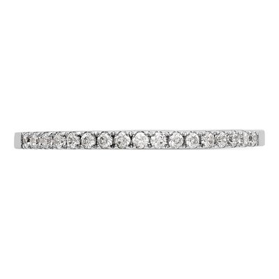 14K White Gold 0.23 ct tw Diamond Wedding Band – view 4
