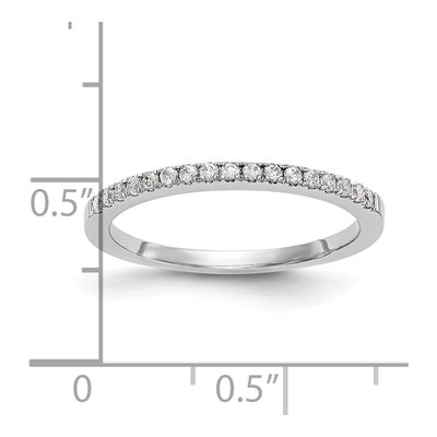 14K White Gold 0.23 ct tw Diamond Wedding Band – view 7
