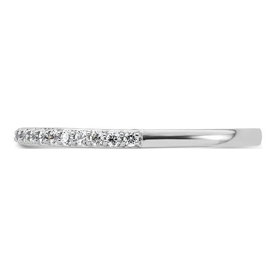 14K White Gold 1/4 ct tw Diamond Wedding Band – view 4