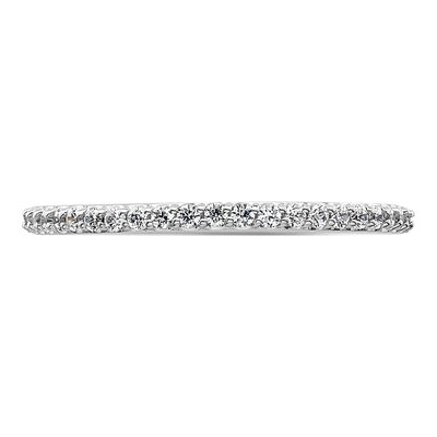 14K White Gold 1/4 ct tw Diamond Wedding Band – view 5