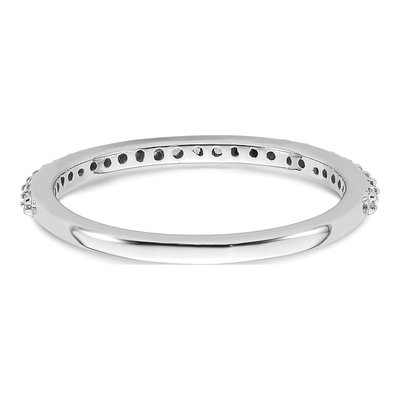 14K White Gold 1/4 ct tw Diamond Wedding Band – view 6
