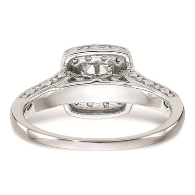 14K White Gold 3/4 ct tw Diamond Halo Engagement Ring – view 5