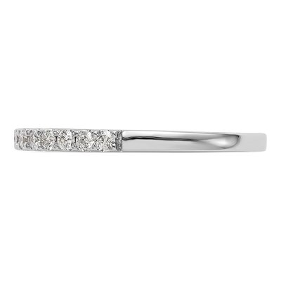 14K White Gold 0.35 ct tw Diamond Wedding Band – view 3
