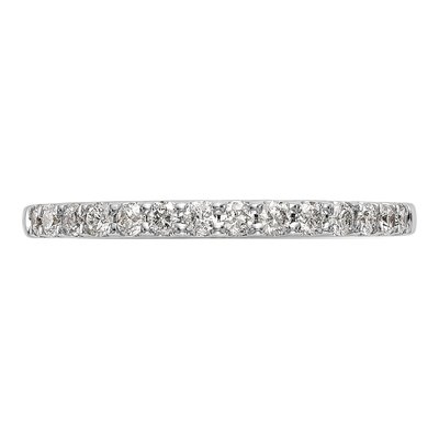 14K White Gold 0.35 ct tw Diamond Wedding Band – view 4