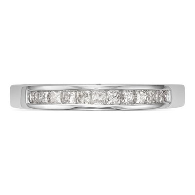 14K White Gold 1/3 ct tw Diamond Channel-Set Wedding Band – view 5