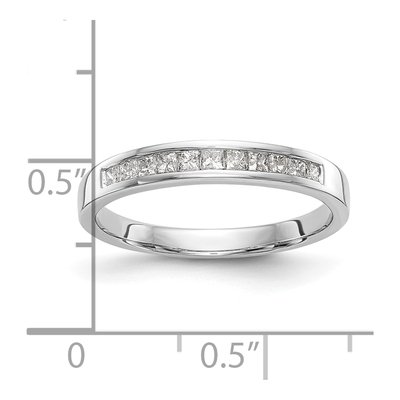 14K White Gold 1/3 ct tw Diamond Channel-Set Wedding Band – view 8